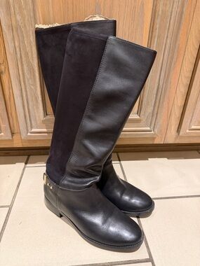 Cole Haan Slip On Black Boots